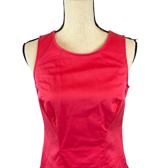 WOMENS BODEN CORAL CHINO TUNIC SLEEVELESS SHEATH DRESS SIZE 4L - Picture 3 of 10